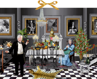 Christmas Dinner for One, Zettel-Adventskalender