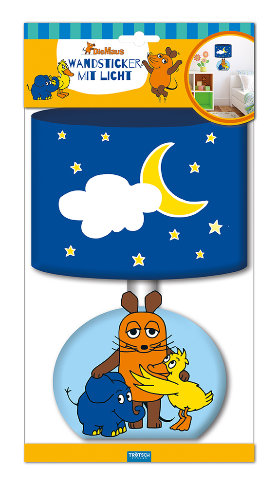 Trötsch Die Maus Wandsticker mit Licht main product photo