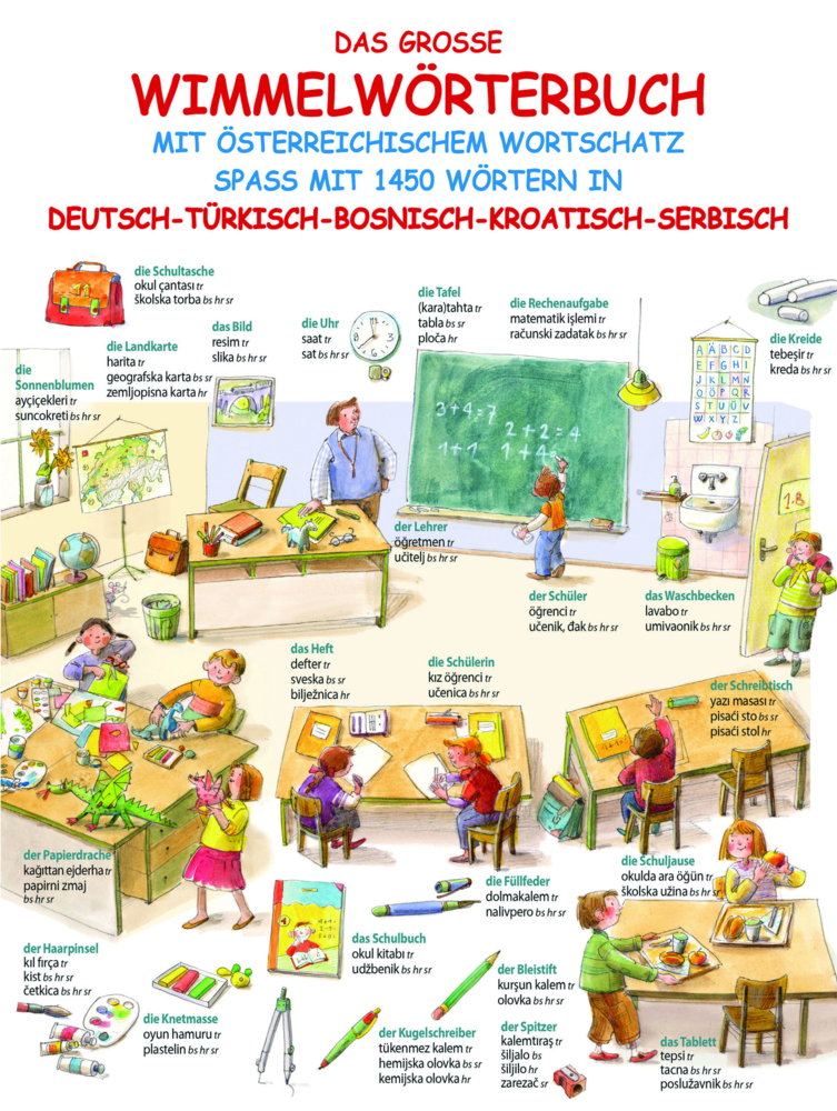 Das große Wimmelwörterbuch mit österreichischem Wortschatz main product photo
