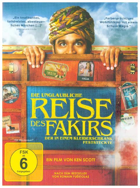 Die unglaubliche Reise des Fakirs, der in einem Kleiderschrank feststeckte, 1 DVD main product photo
