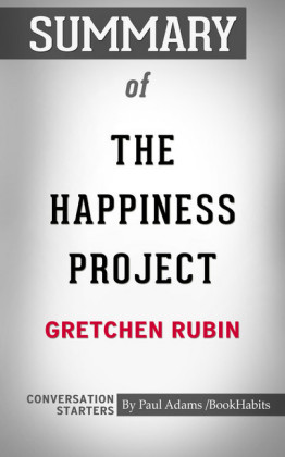 Summary of The Happiness Project