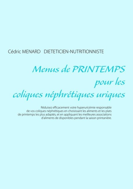 Menus de printemps pour les coliques néphrétiques uriques main product photo