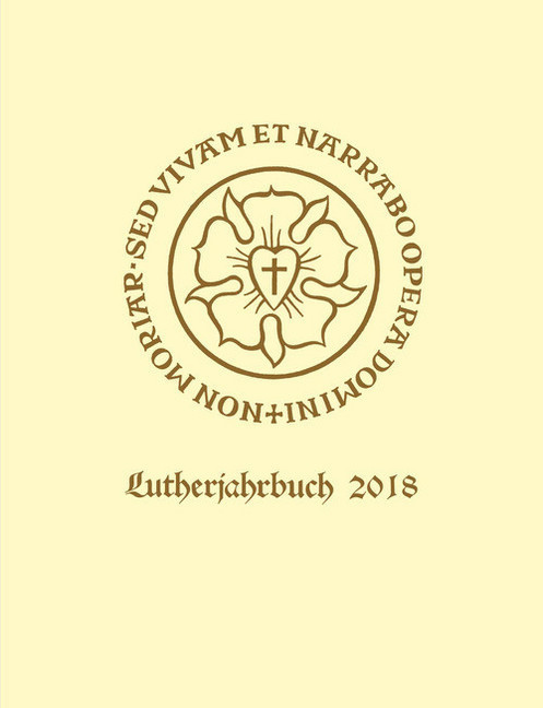 Lutherjahrbuch 85. Jahrgang 2018 main product photo