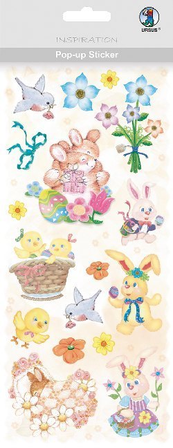 URSUS Pop-up-Sticker "Frohe Ostern" main product photo