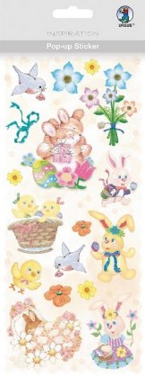 URSUS Pop-up-Sticker "Frohe Ostern"
