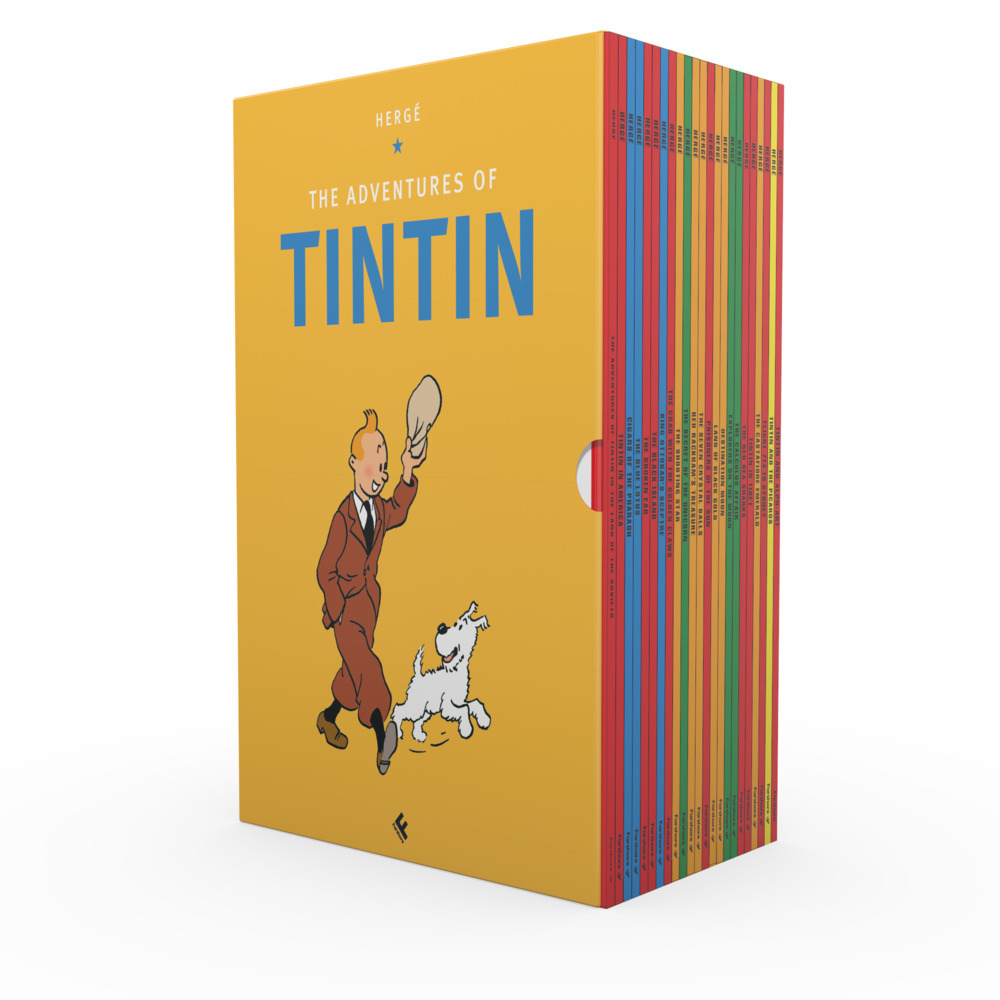 Tintin Paperback Boxed Set 23 titles main product photo