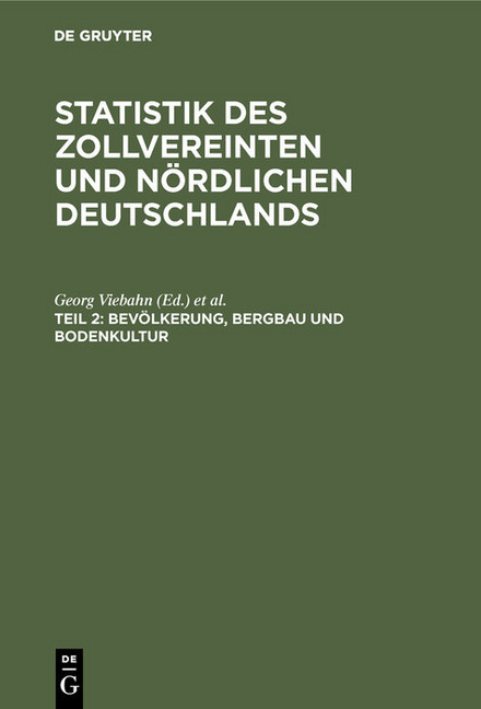 Bevölkerung, Bergbau und Bodenkultur main product photo