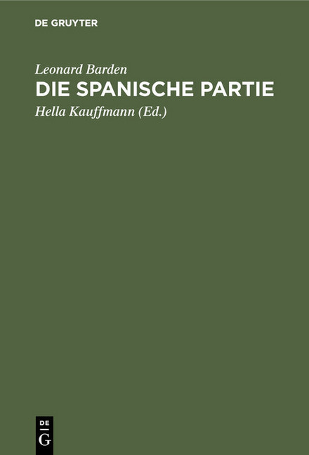 Die spanische Partie main product photo