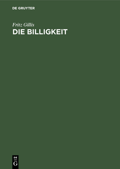 Die Billigkeit main product photo