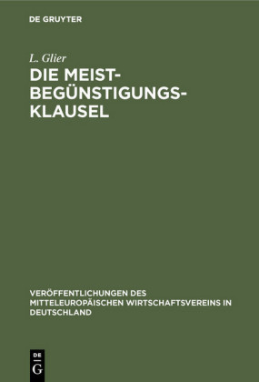 Die Meistbegünstigungs-Klausel