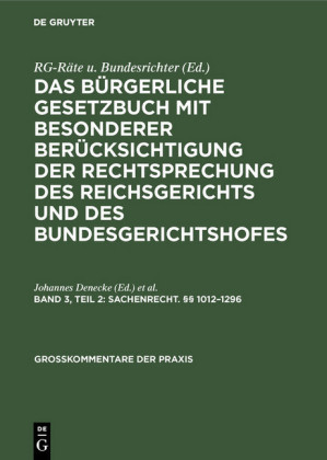 Sachenrecht. 1012-1296