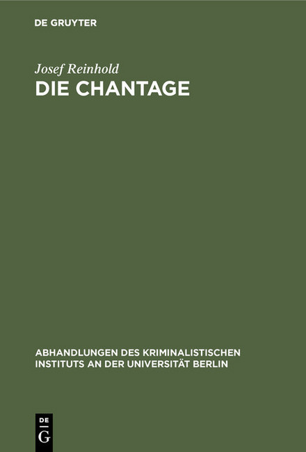 Die Chantage main product photo