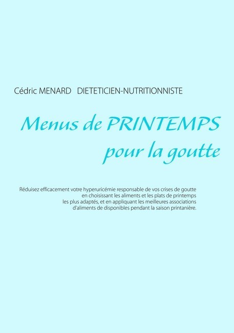 Menus de printemps pour la goutte main product photo