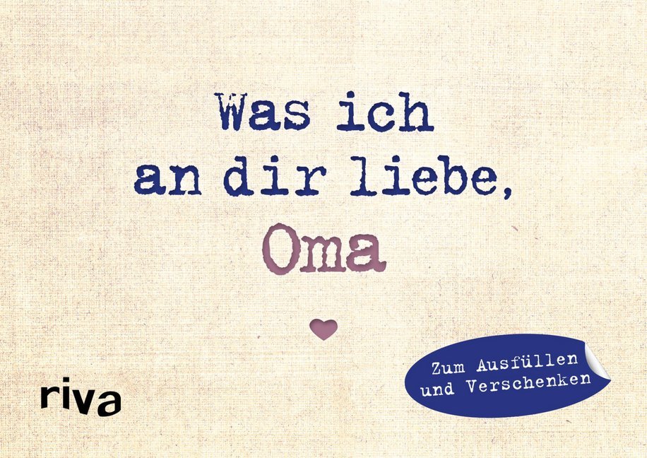 Was ich an dir liebe, Oma - Miniversion main product photo