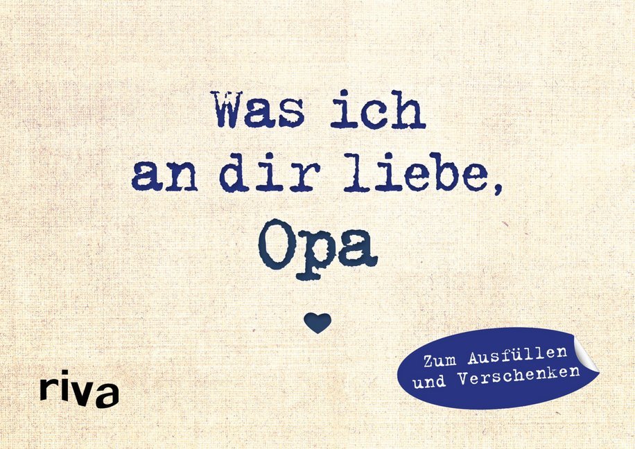 Was ich an dir liebe, Opa - Miniversion main product photo