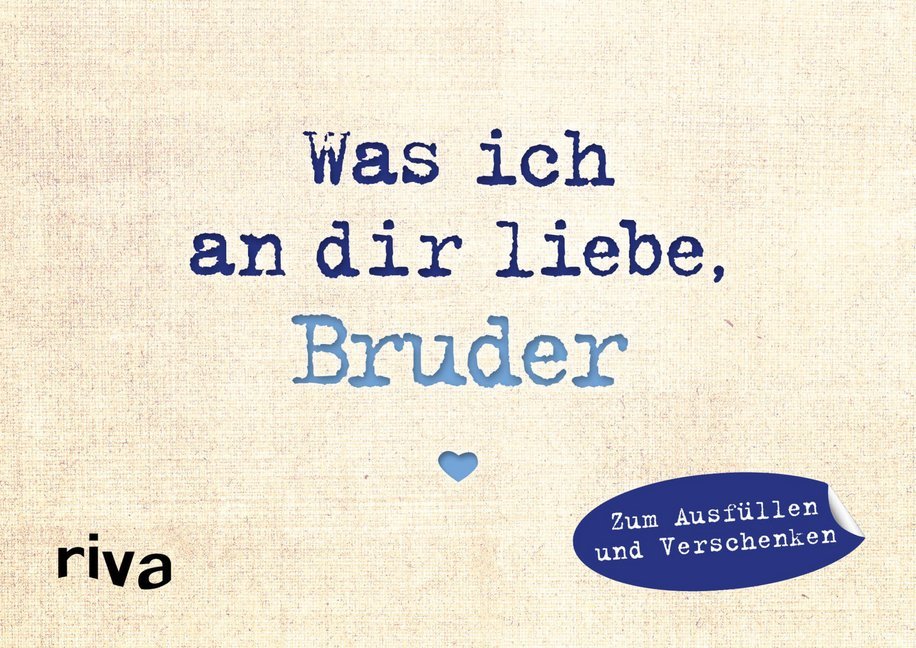 Was ich an dir liebe, Bruder - Miniversion main product photo