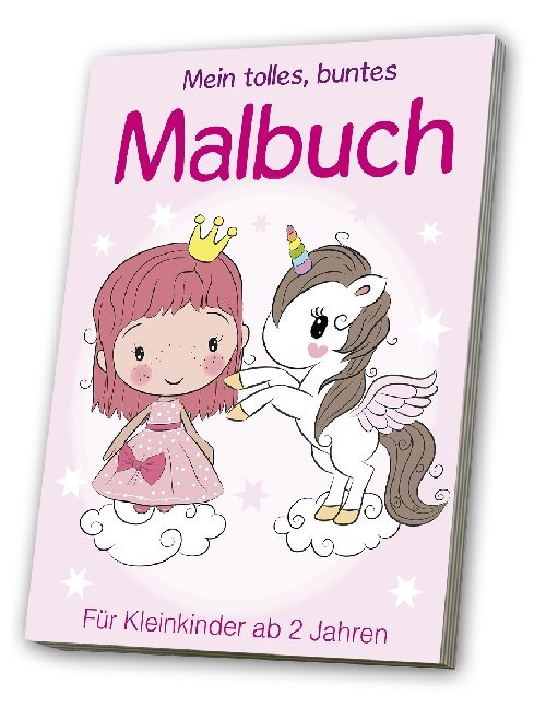 Mein tolles, buntes Malbuch, rosa main product photo