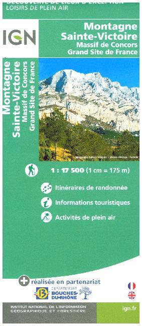 IGN Karte Montagne Sainte-Victoire main product photo