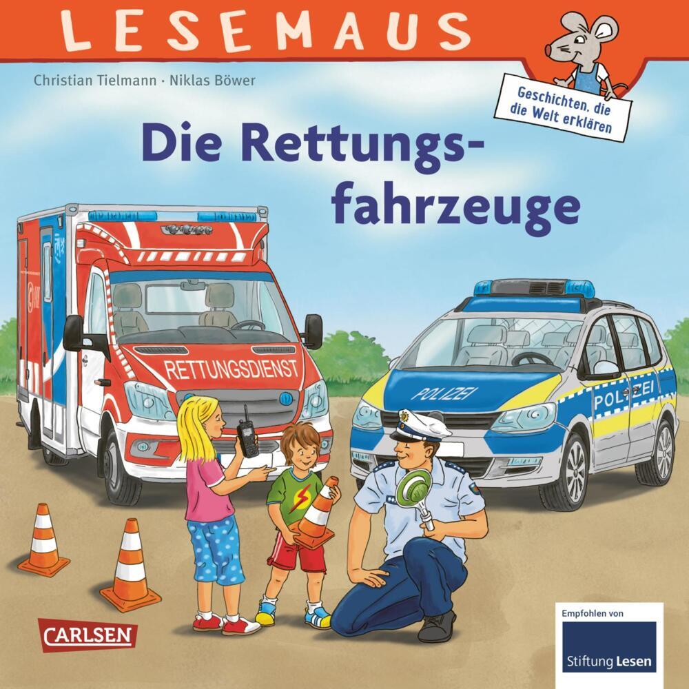 LESEMAUS 158: Die Rettungsfahrzeuge main product photo