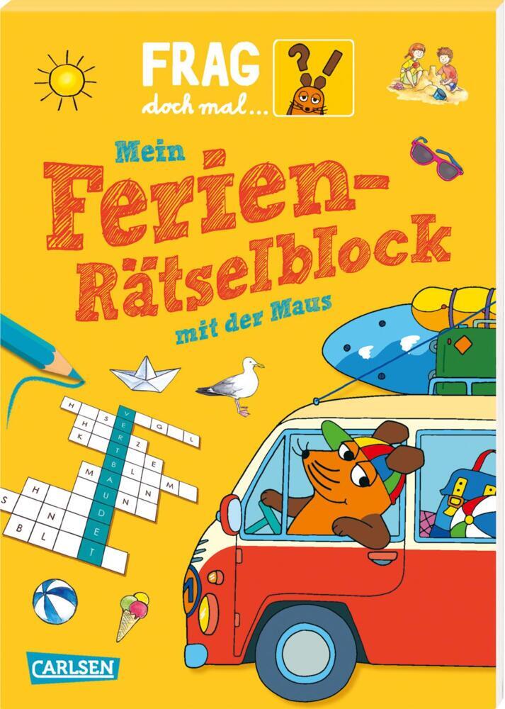 Frag doch mal ... die Maus: Mein Ferien-Rätselblock mit der Maus main product photo