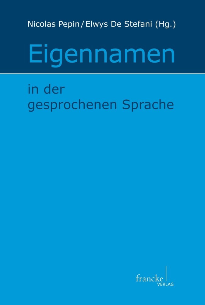 Eigennamen in der gesprochenen Sprache main product photo
