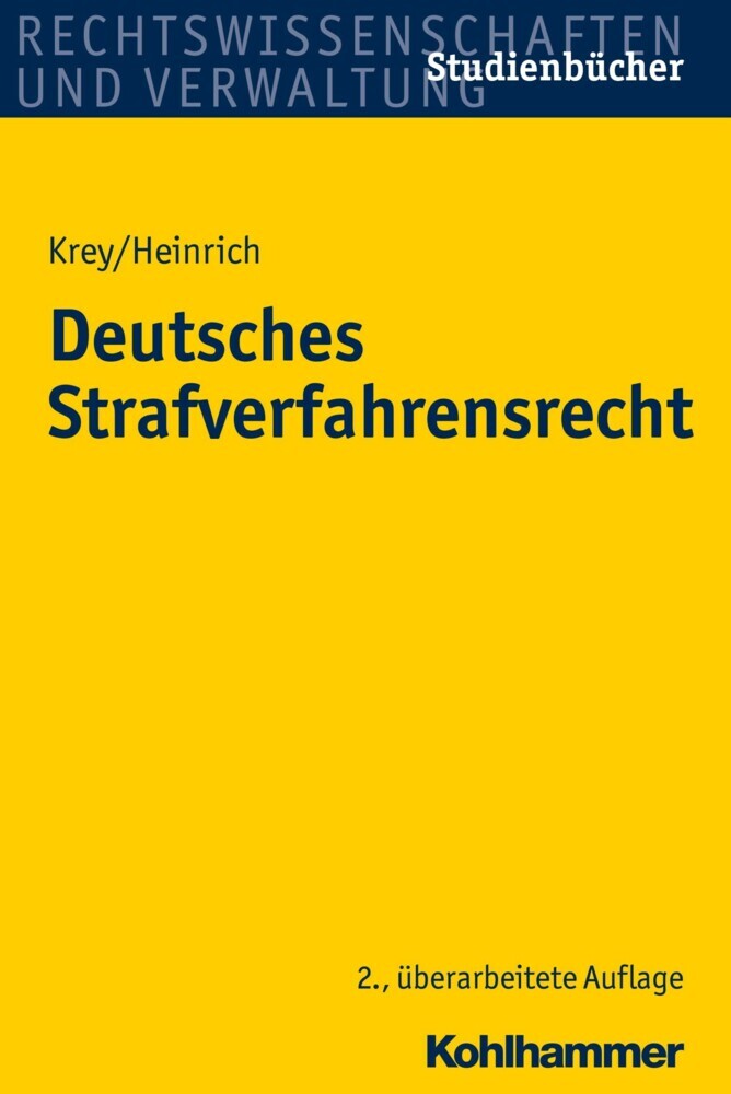 Deutsches Strafverfahrensrecht main product photo
