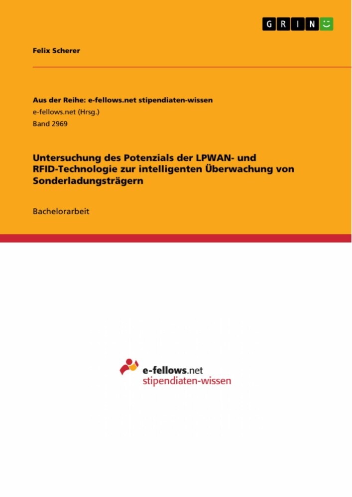 Untersuchung des Potenzials der LPWAN- und RFID-Technologie zur intelligenten Überwachung von Sonderladungsträgern main product photo