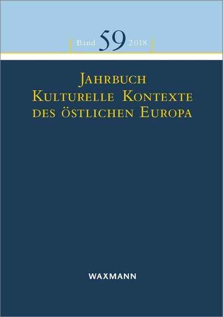 Jahrbuch Kulturelle Kontexte des östlichen Europa main product photo