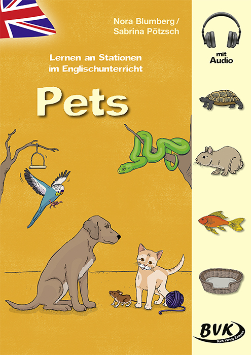 Lernen an Stationen im Englischunterricht: Pets (mit Audio) main product photo