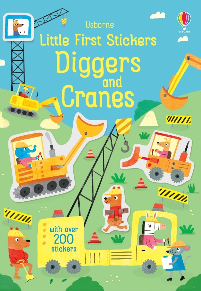 Little First Stickers Diggers and Cranes main product photo