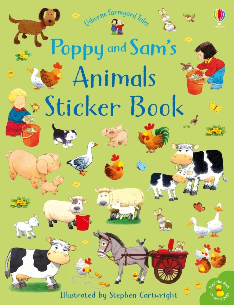 Poppy and Sam's Animals Sticker Book main product photo