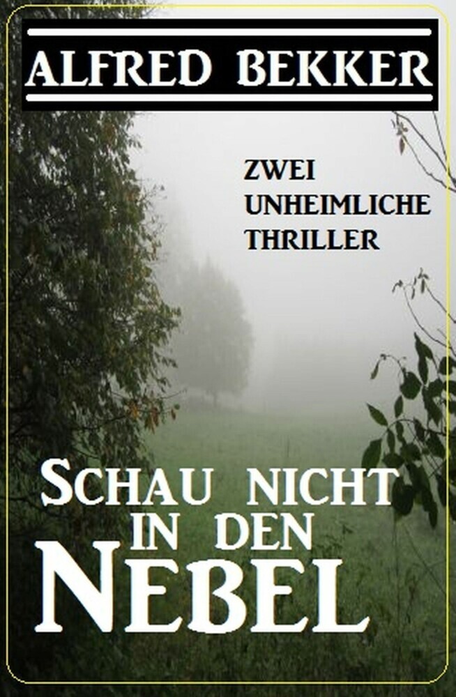 Schau nicht in den Nebel: Zwei unheimliche Thriller main product photo