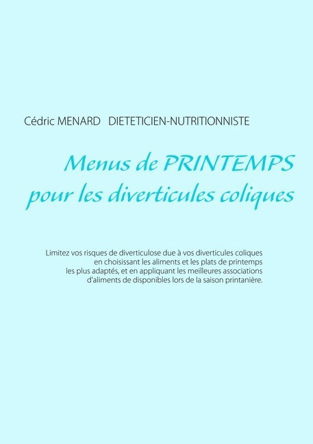 Menus de printemps pour les diverticules coliques main product photo