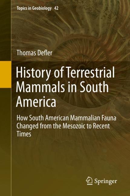 History of Terrestrial Mammals in South America main product photo