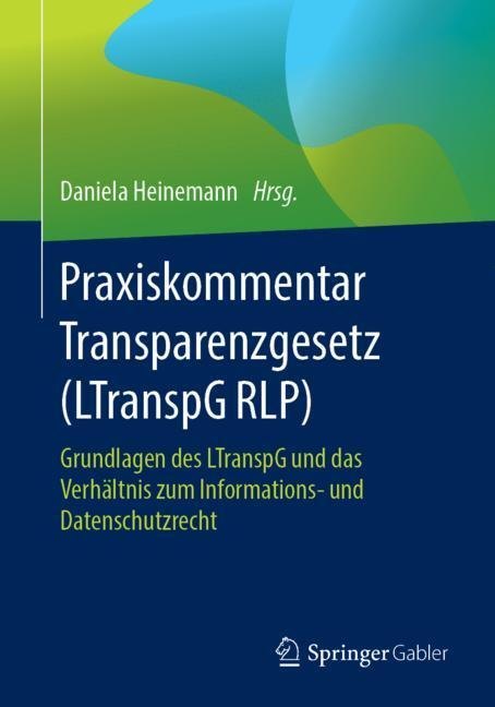 Praxiskommentar Transparenzgesetz (LTranspG RLP) main product photo