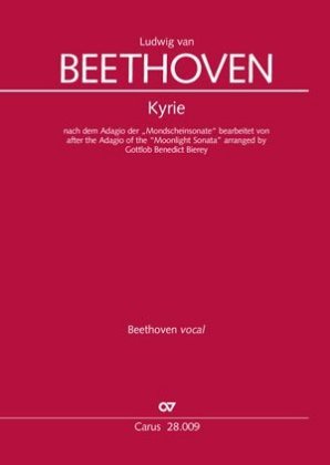 Kyrie nach dem Adagio der "Mondscheinsonate" (Partitur)