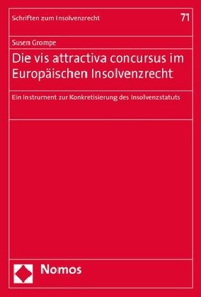 Die vis attractiva concursus im Europäischen Insolvenzrecht main product photo