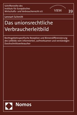 Das unionsrechtliche Verbraucherleitbild main product photo