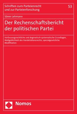 Der Rechenschaftsbericht der politischen Partei main product photo