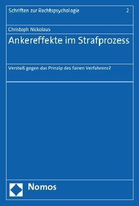 Ankereffekte im Strafprozess
