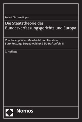 Die Staatstheorie des Bundesverfassungsgerichts und Europa main product photo