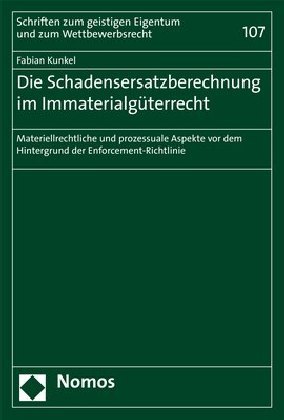 Die Schadensersatzberechnung im Immaterialgüterrecht main product photo