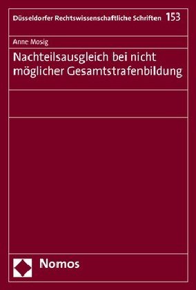 Nachteilsausgleich bei nicht möglicher Gesamtstrafenbildung main product photo