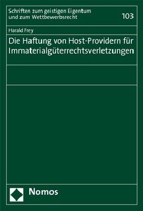 Die Haftung von Host-Providern für Immaterialgüterrechtsverletzungen main product photo