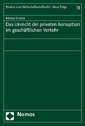 Das Unrecht der privaten Korruption im geschäftlichen Verkehr main product photo