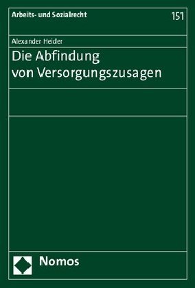 Die Abfindung von Versorgungszusagen main product photo