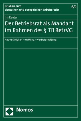 Der Betriebsrat als Mandant im Rahmen des 111 BetrVG main product photo