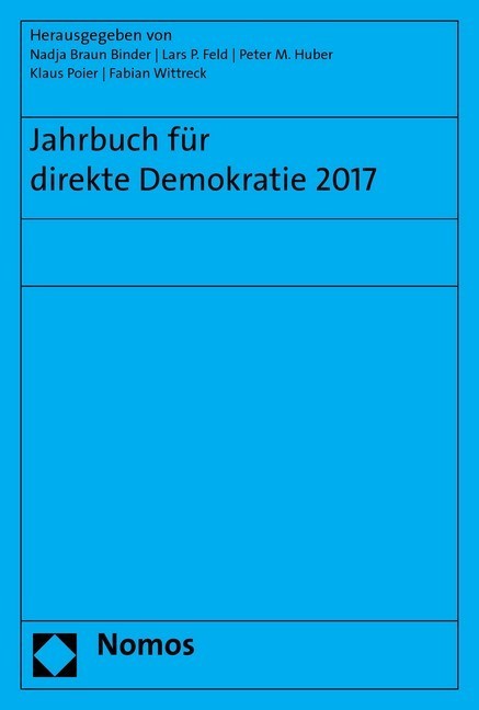 Jahrbuch für direkte Demokratie 2017 main product photo
