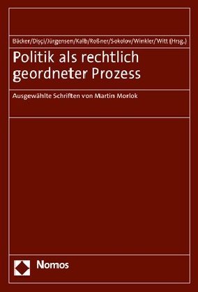 Politik als rechtlich geordneter Prozess main product photo