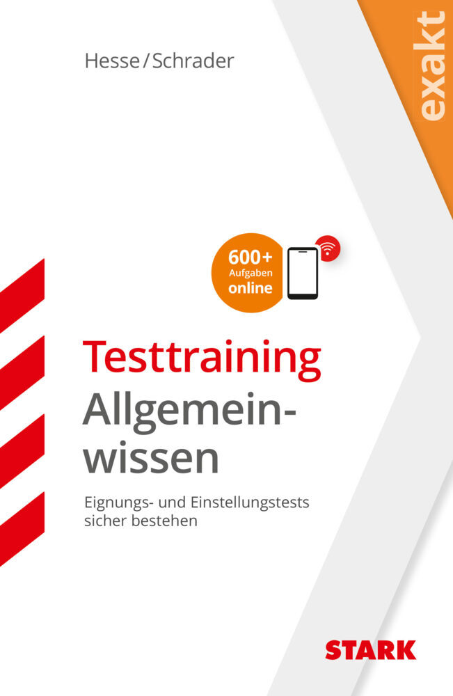 STARK EXAKT Testtraining - Allgemeinwissen, m. 1 Buch, m. 1 Beilage main product photo